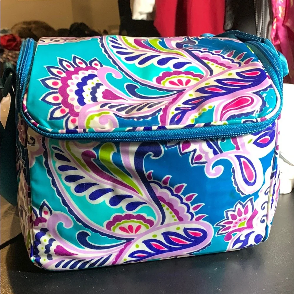 Vera Bradley Vinyl Insulated Lunch Bag/Box